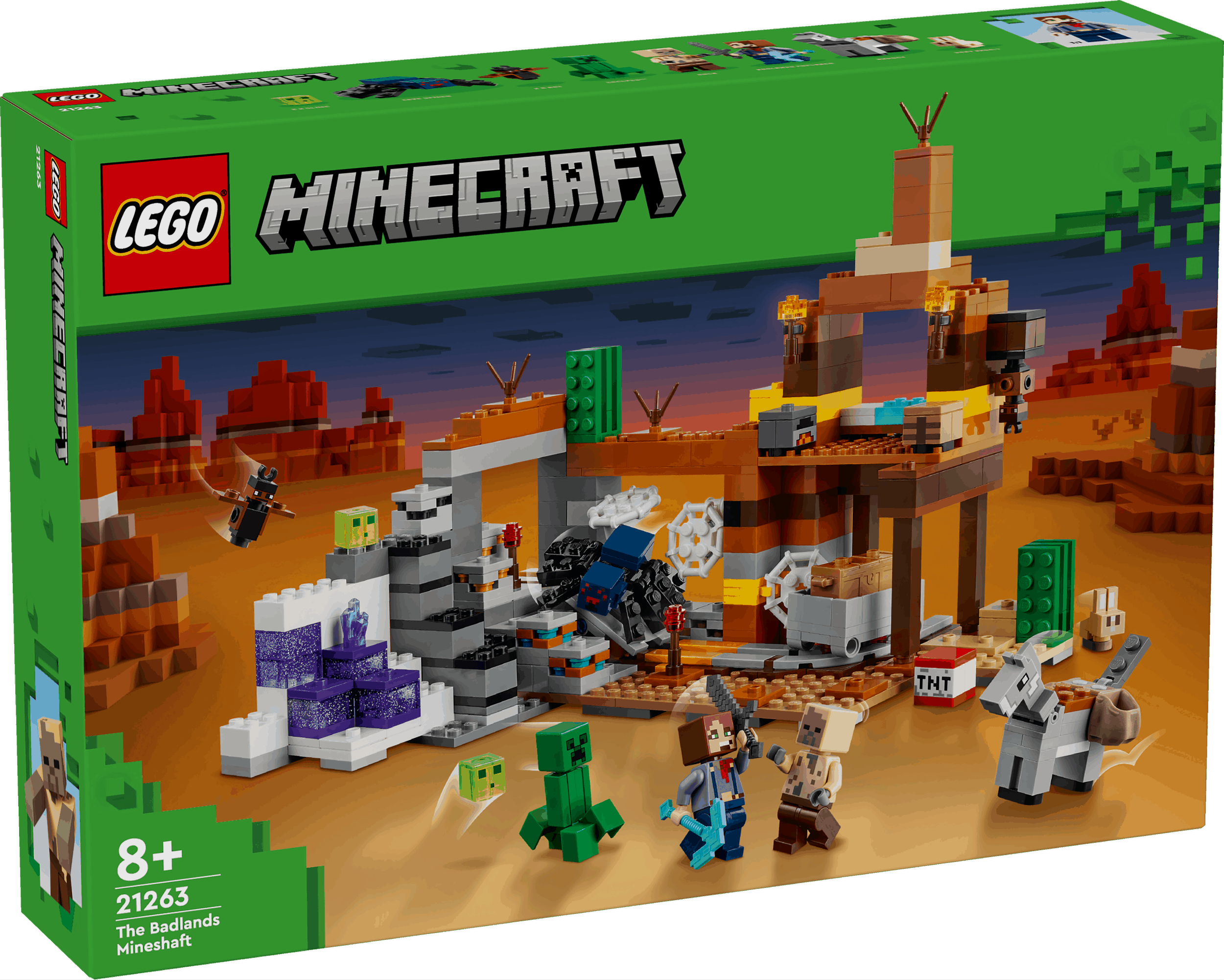 Lego Minecraft 21263 The Badlands Mineshaft Plasyet for Ages 8 and Up