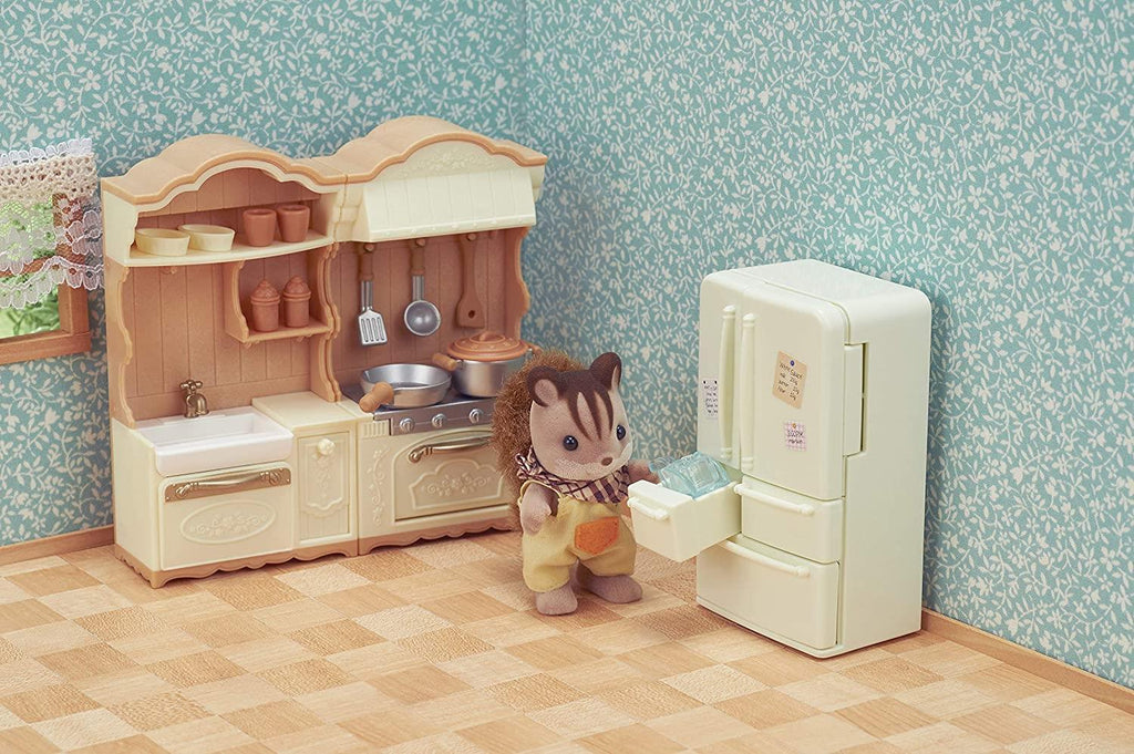 Sylvanian Families - Set da gioco da cucina, set di mobili per bambini dai 3 anni in su