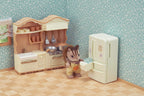 Sylvanian Families - Set da gioco da cucina, set di mobili per bambini dai 3 anni in su