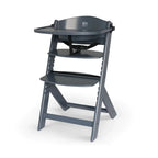 Kinderkraft Enock Wooden Highchair - Full Grey