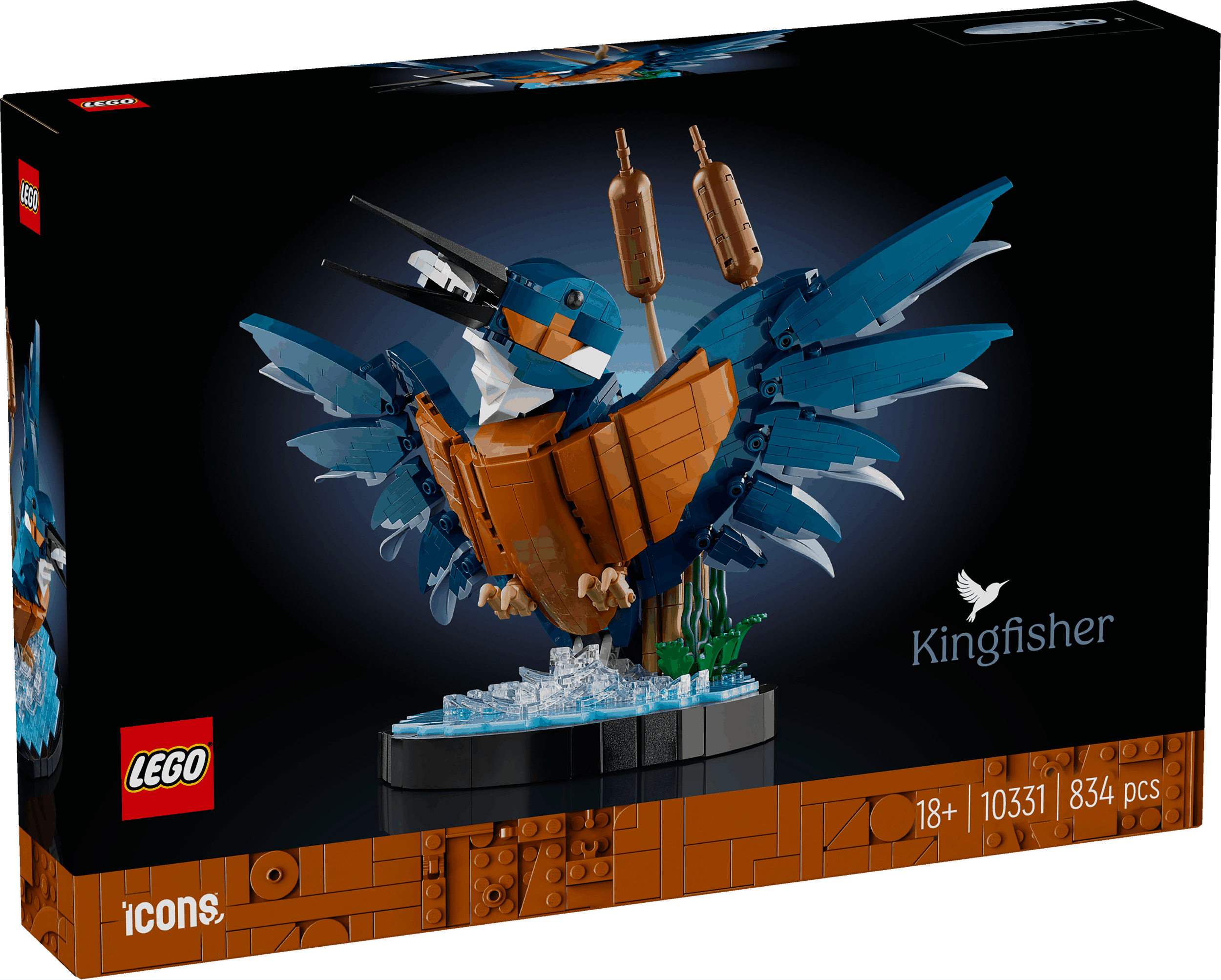 LEGO Icons 10331 Modèle de martin-pêcheur pour adultes à partir de 18 ans