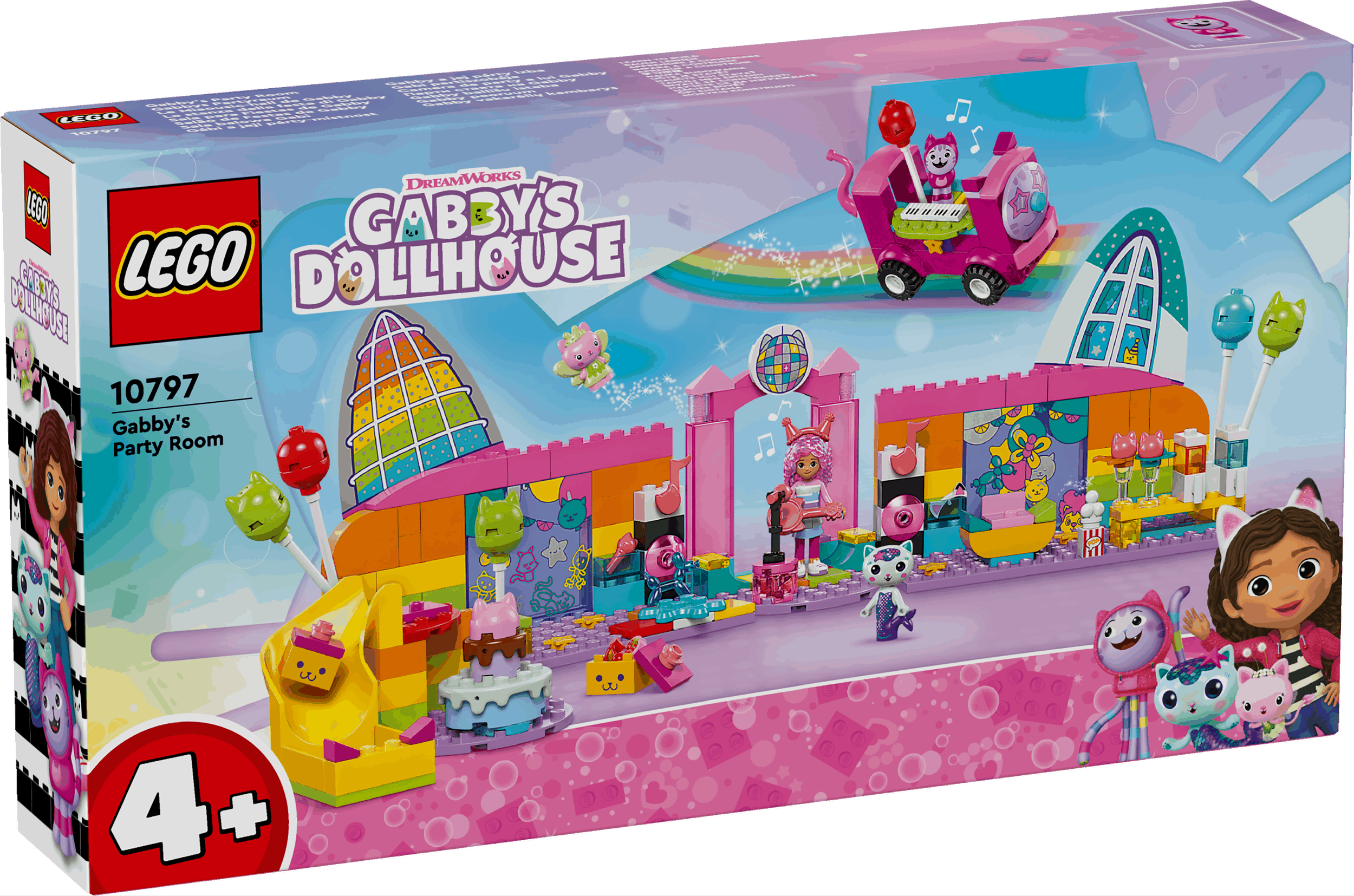 Lego Gabby's Dollhouse 10797 Gabby's Party Room Playset for Ages 4+