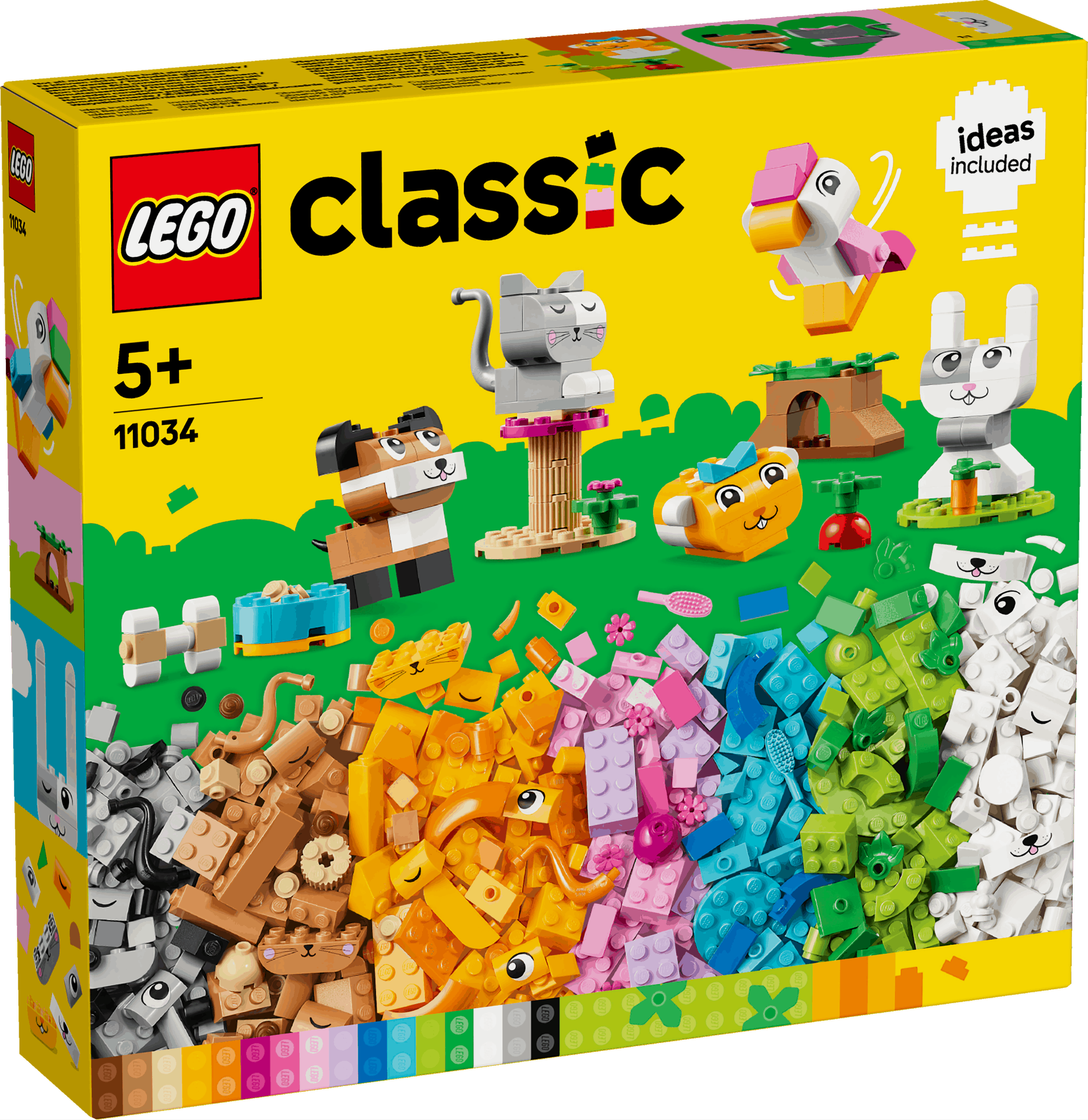Lego Classic 11034 Creative Pets Building Brick Toy for Ages 5 and Up