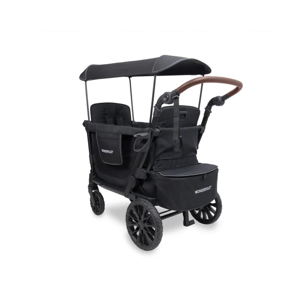 Wonderfold L2 Quad Stroller Wagon - Black