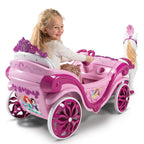 Kids Disney Princess 6v Electric Ride-on Horse & Carriage