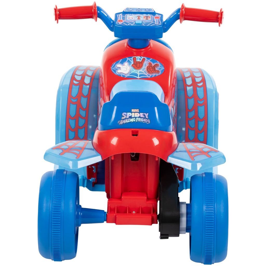 Spiderman Kids Electric Quad Bike - 6V Ride-On Toy for Toddlers