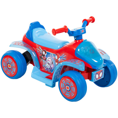 Spiderman Kids Electric Quad Bike - 6V Ride-On Toy for Toddlers