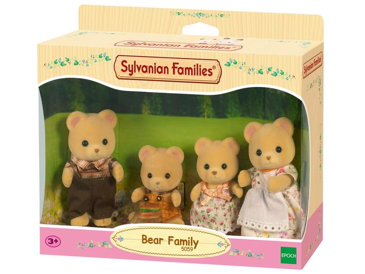 Coffret de jeu Famille Ours Sylvanian Families pour les enfants de 3 ans et plus