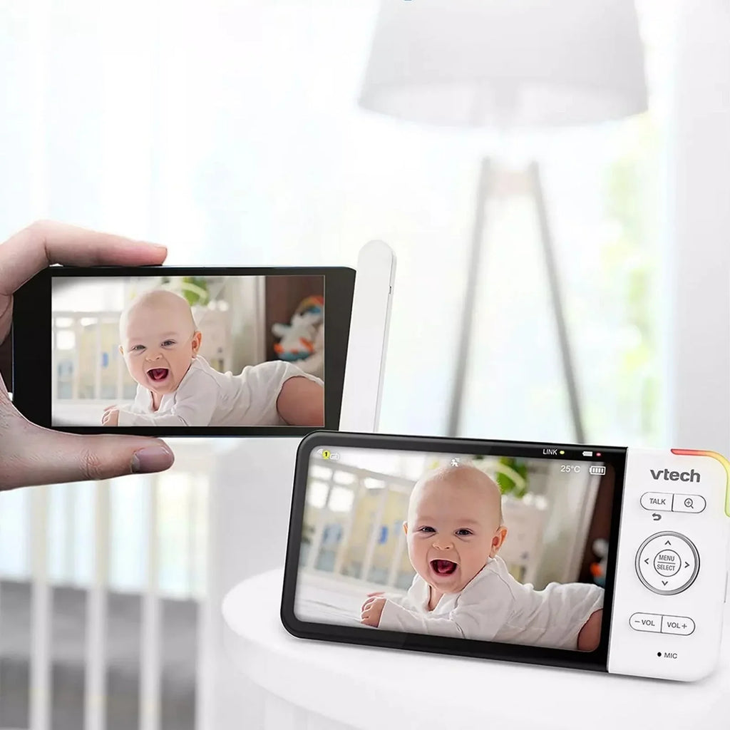 VTech RM5755HD 5" Smart Wi-Fi 1080p Video Baby Monitor