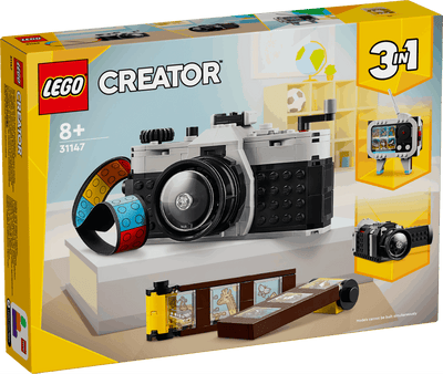 Lego Creator 3 in 1 31147 Retro Camera Buildable Toy for Ages 8 and Up