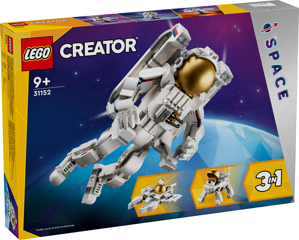 Lego Creator 3 in 1 31152 Space Astronaut Playset for Ages 9 and Up