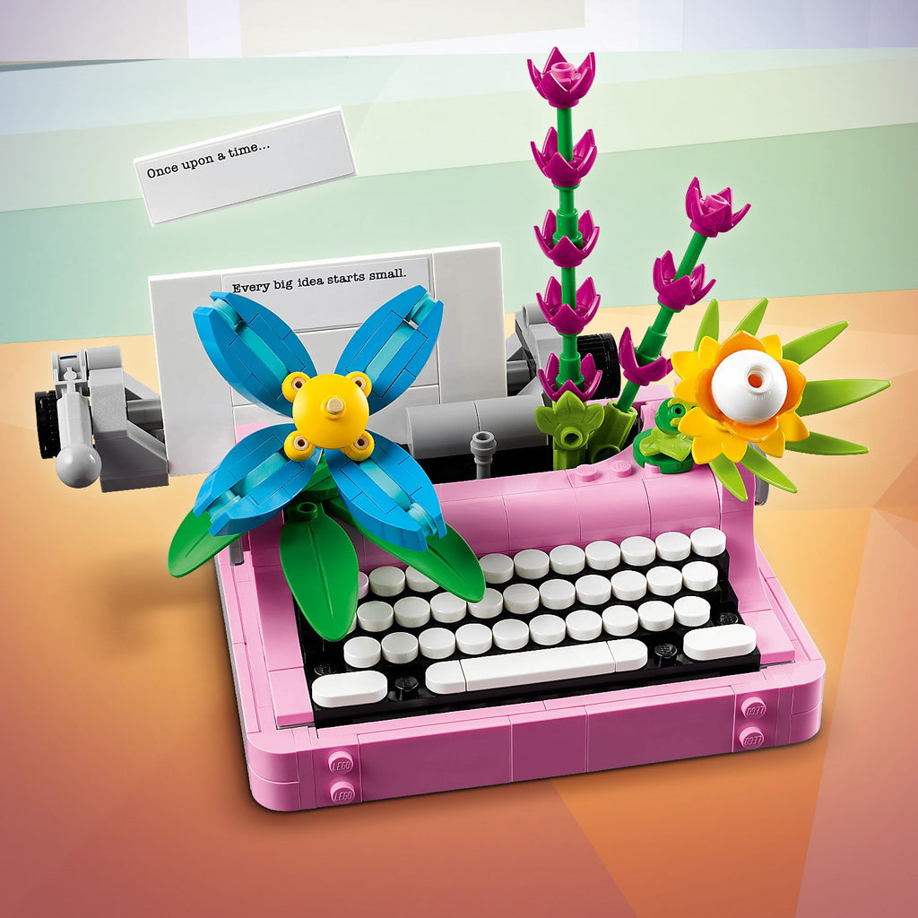 Lego Creator 3 in 1 31169 Typewriter with Flowers for Ages 8 and Up