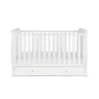 Ickle Bubba Snowdon Classic Cot Bed White - Without Mattress