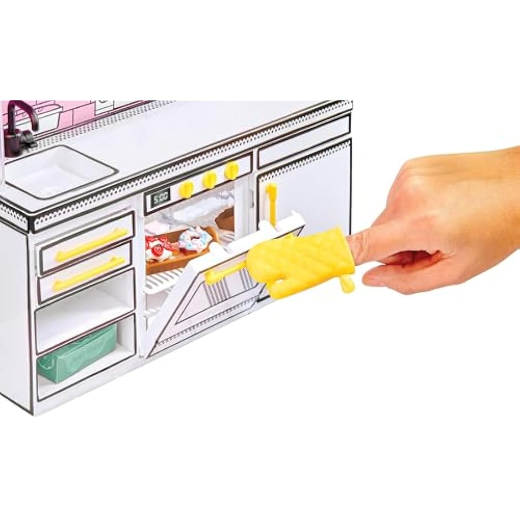 MGA's Miniverse Make It Mini Kitchen - DIY Kitchen Playset with UV Light, Mystery Recipe, Resin Play, and Exclusive Mini Oven Mitts - Not Edible - Requires Batteries - Suitable for Kids Ages 8+