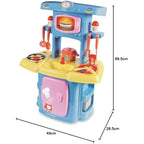 Smoby Mi Cocina Peppa Pig Ecoiffier Children's Kitchen with 13 Accessories, 100% Official License, Boys Girls from 18 Months (1711), Multicoloured, 60.5 x 42.7 x 24.6