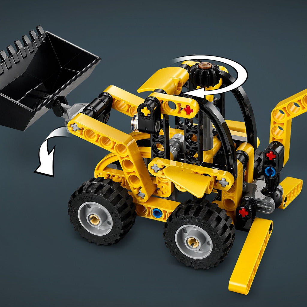 Lego Technic 42197 Backhoe Loader Buildable Playset for Ages 7 and Up
