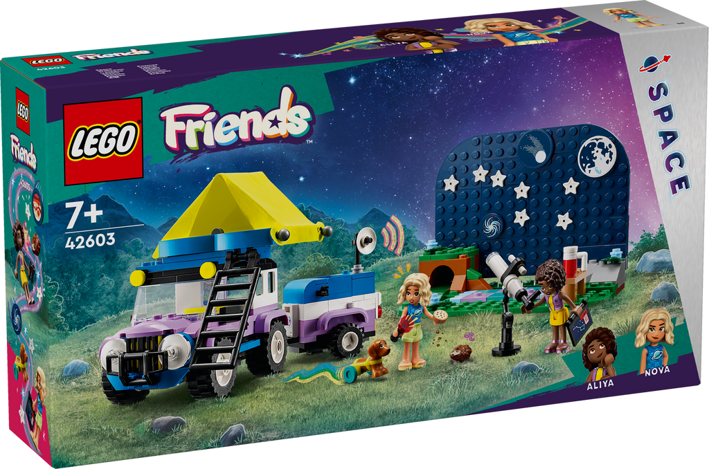 Lego Friends 42603 Stargazing Camping Vehicle Playset for Ages 7 & Up