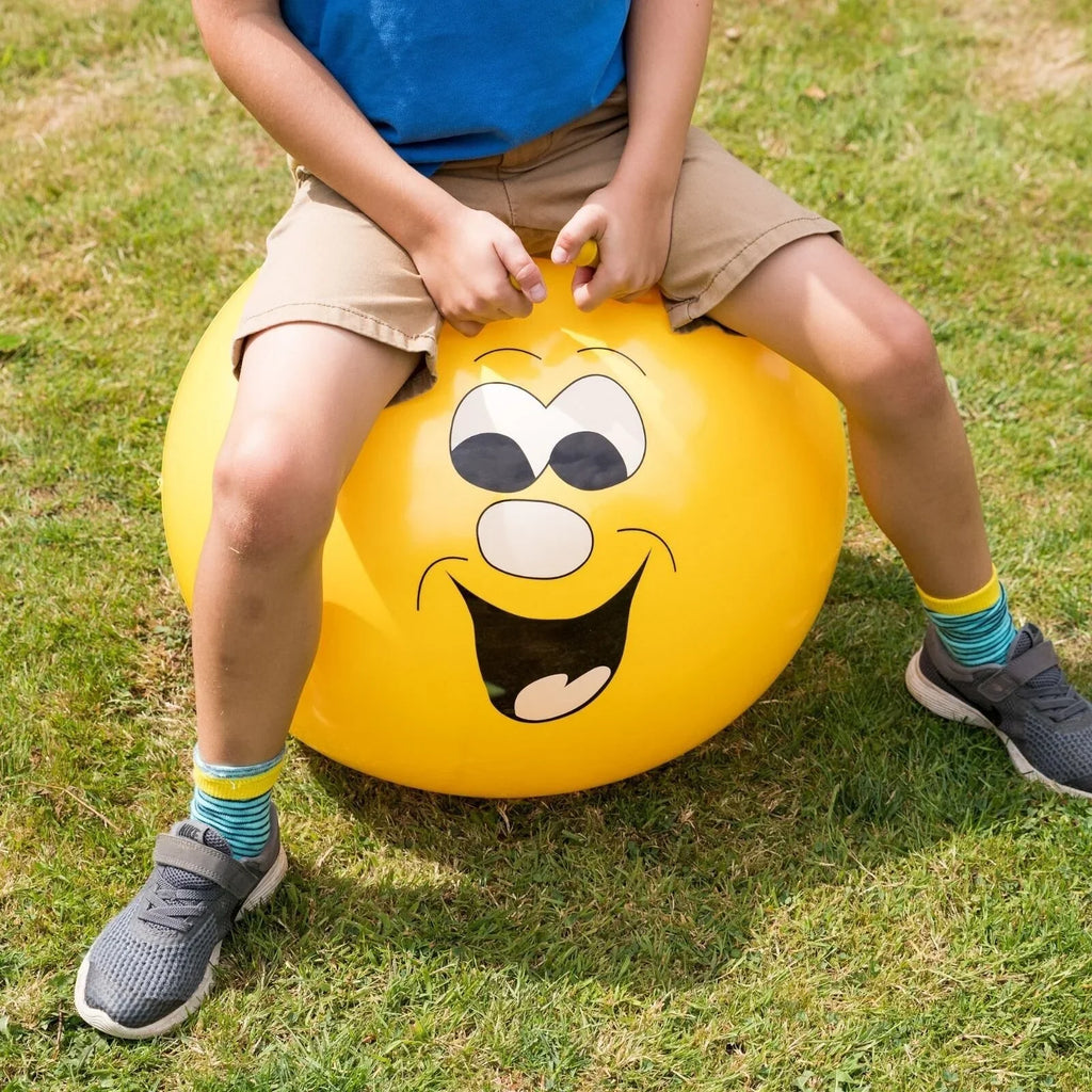 Jump 'N' Bounce Smiley Hopper 50cm - Yellow