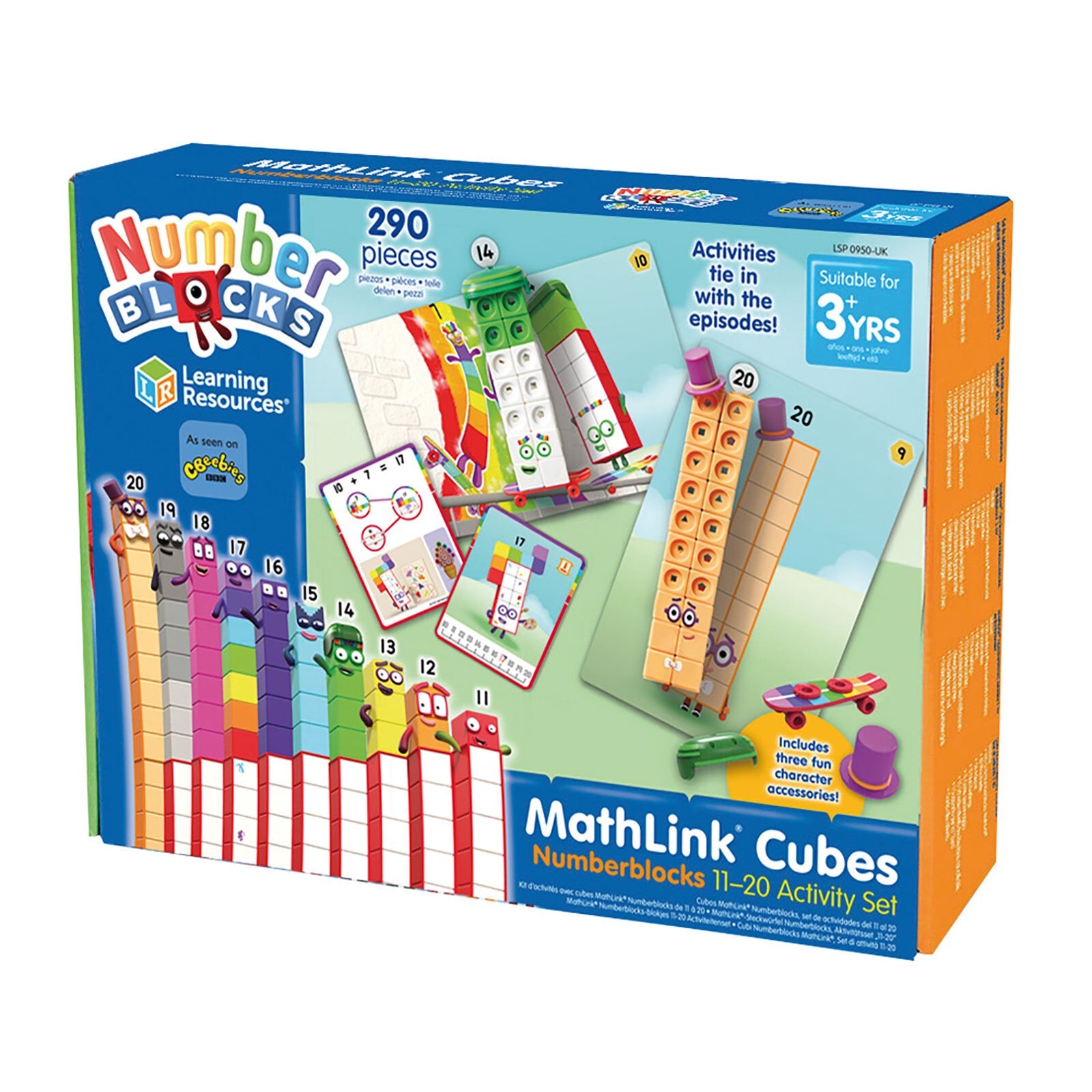 Set di cubi Mathlink Numberblocks Numberblocks 11-20