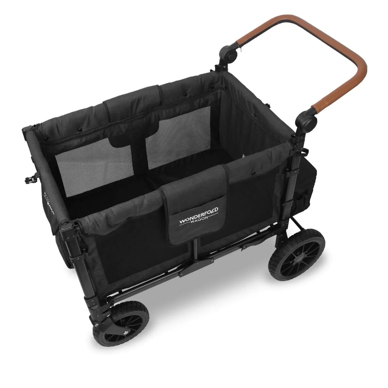 W4 Luxe Quad Stroller Wagon - Volcanic Black