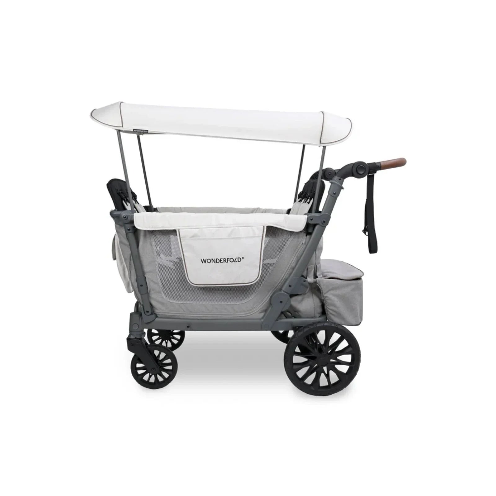 Wonderfold L4 Quad Stroller Wagon - Grey