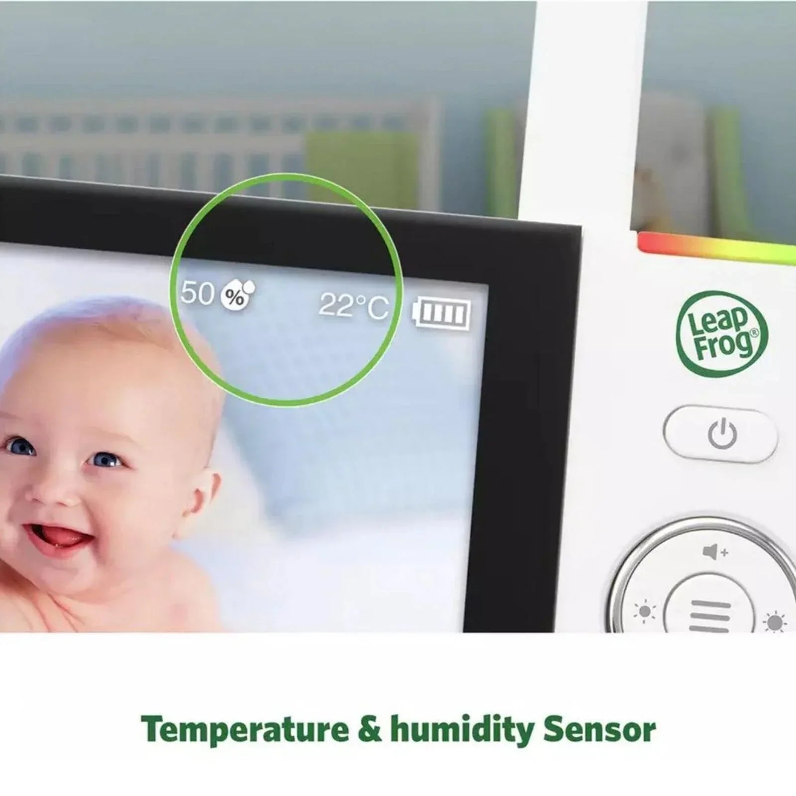 LeapFrog LF2936FHD Touch Screen Wi-Fi Smart Baby Monitor 5.5" 1080p Full HD Colour Display
