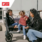 Wonderfold L2 Quad Stroller Wagon - Black