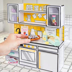 MGA's Miniverse Make It Mini Kitchen - DIY Kitchen Playset with UV Light, Mystery Recipe, Resin Play, and Exclusive Mini Oven Mitts - Not Edible - Requires Batteries - Suitable for Kids Ages 8+