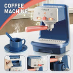 Pretend Play Kitchen Appliances Toy Set with Coffee Maker Machine,Blender, Mixer and Toaster with Realistic Light and Sounds for Kids Ages 3+