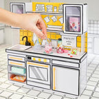 MGA's Miniverse Make It Mini Kitchen - DIY Kitchen Playset with UV Light, Mystery Recipe, Resin Play, and Exclusive Mini Oven Mitts - Not Edible - Requires Batteries - Suitable for Kids Ages 8+