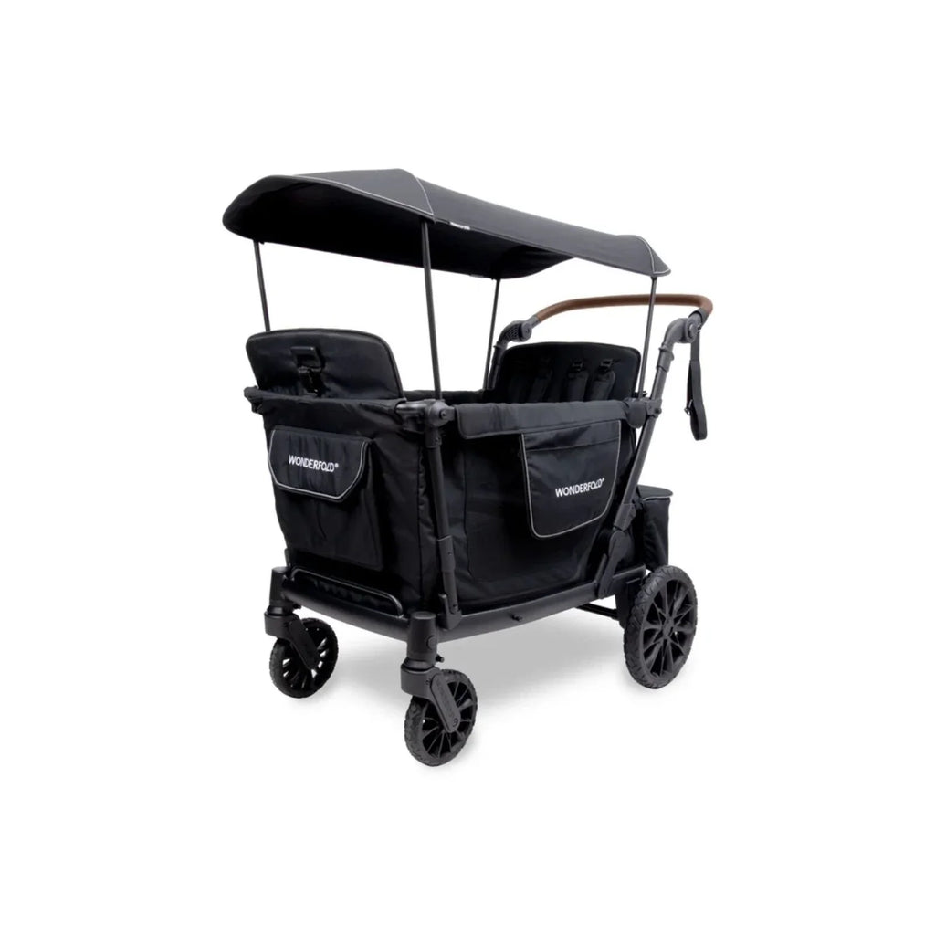 Wonderfold L4 Quad Stroller Wagon - Black