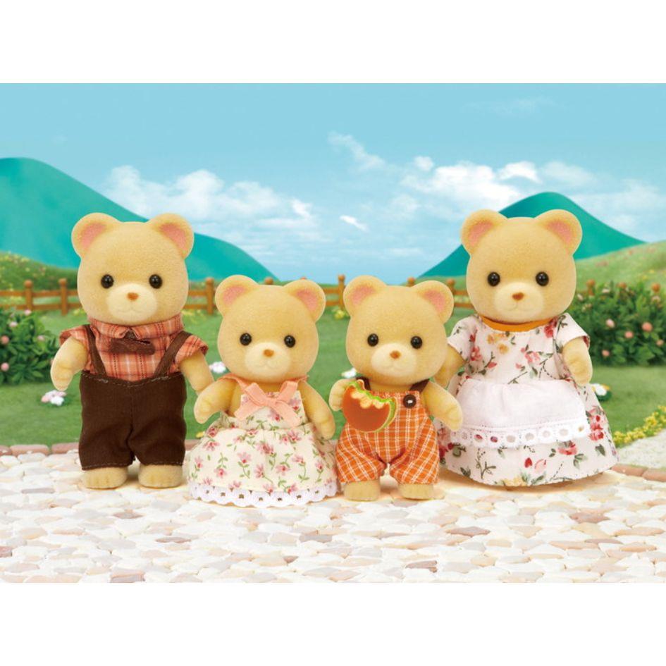 Coffret de jeu Famille Ours Sylvanian Families pour les enfants de 3 ans et plus