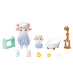 Sylvanian Families Bath Time Bubble Siblings Playset per bambini dai 3 anni in su