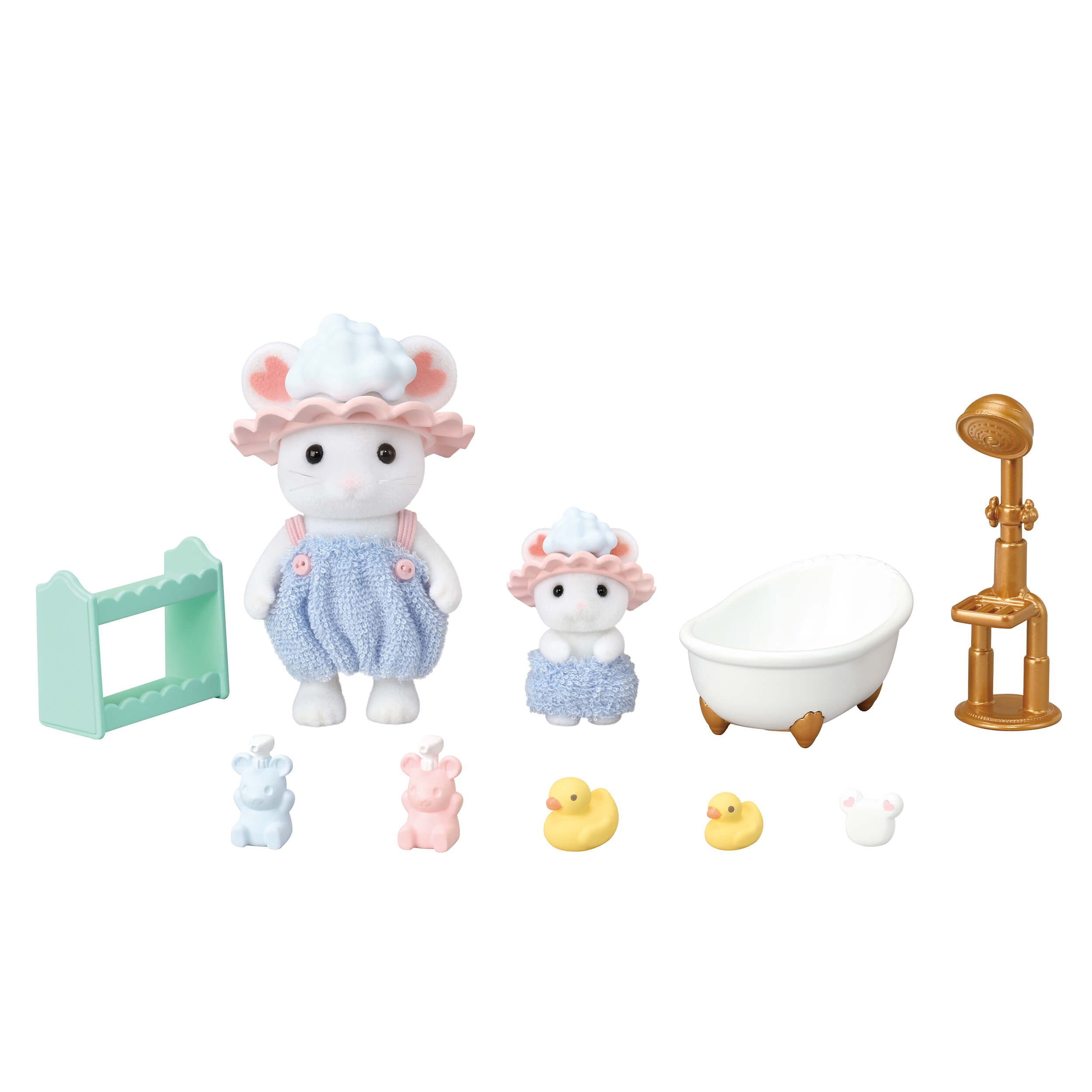 Sylvanian Families Bath Time Bubble Siblings Playset per bambini dai 3 anni in su