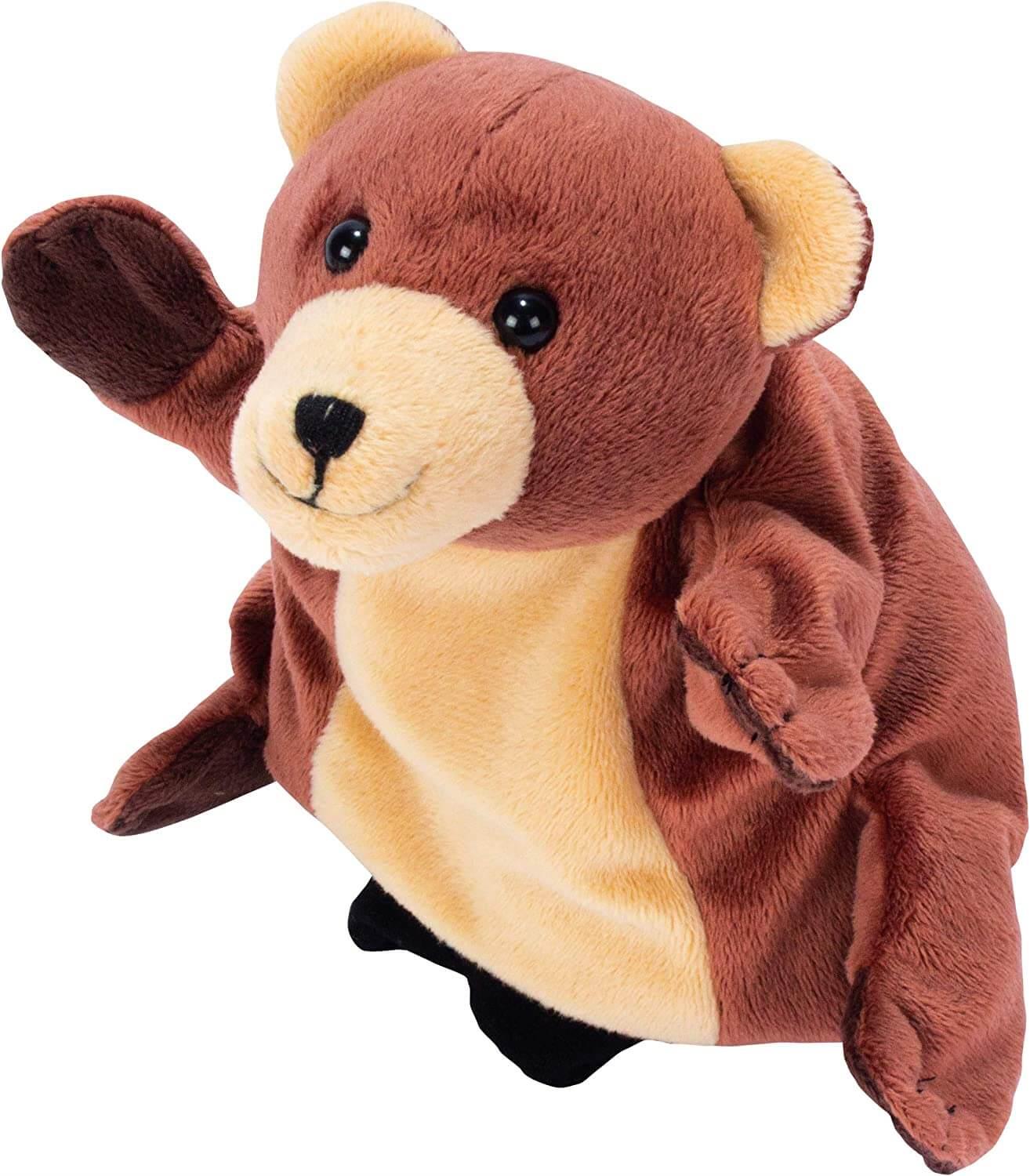 Beleduc Children's Bear Interactive Hand Puppet Toy for Ages 3 and Up