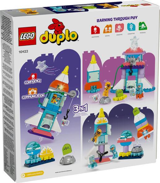 Lego Duplo 10422 3 in 1 Space Shuttle Adventure for Toddlers Ages 3+