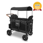 W4 Luxe Quad Stroller Wagon - Volcanic Black