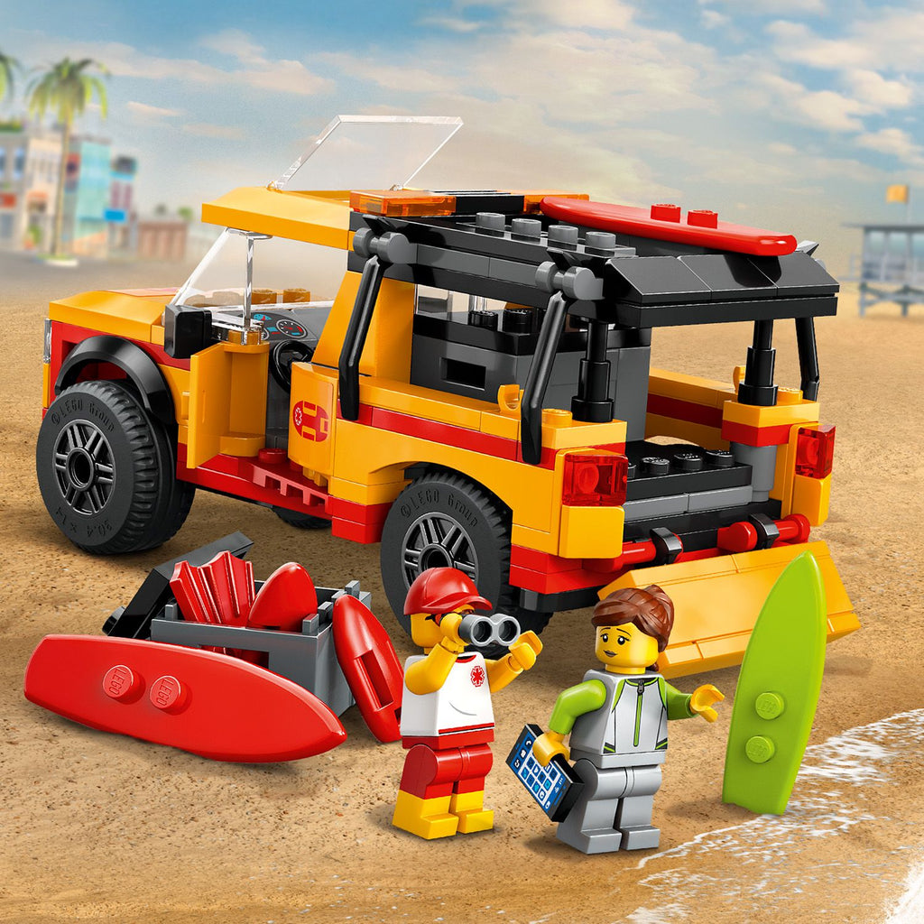 Lego City 60453 Lifeguard Beach Rescue Truck Playset for Ages 6 and Up
