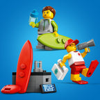 Lego City 60453 Lifeguard Beach Rescue Truck Playset for Ages 6 and Up