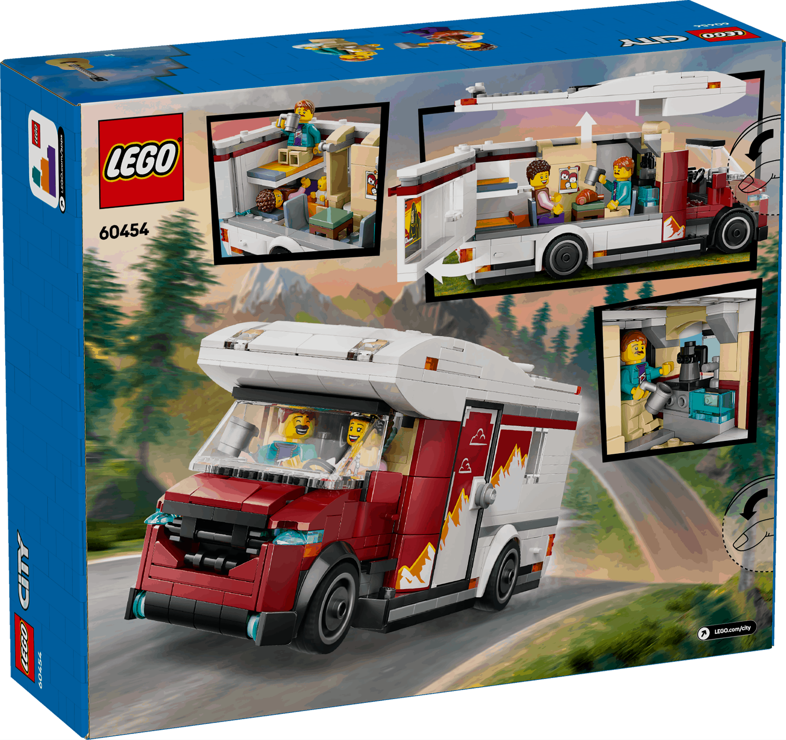 Lego City 60454 Holiday Adventure Camper Van Playset for Ages 6 and Up