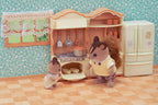 Sylvanian Families - Set da gioco da cucina, set di mobili per bambini dai 3 anni in su