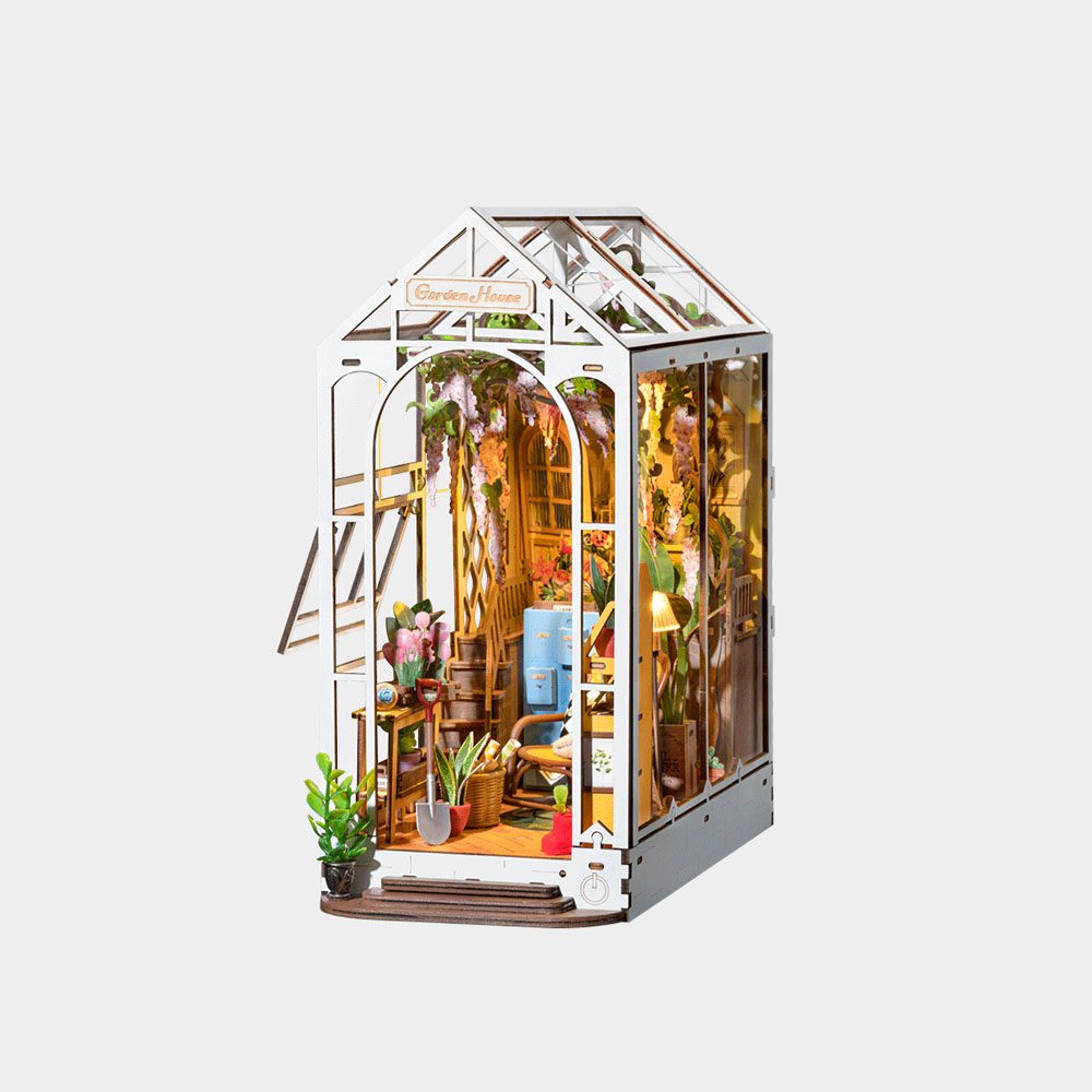 Rolife Garden House Book Nook 3D Wooden Model Kit