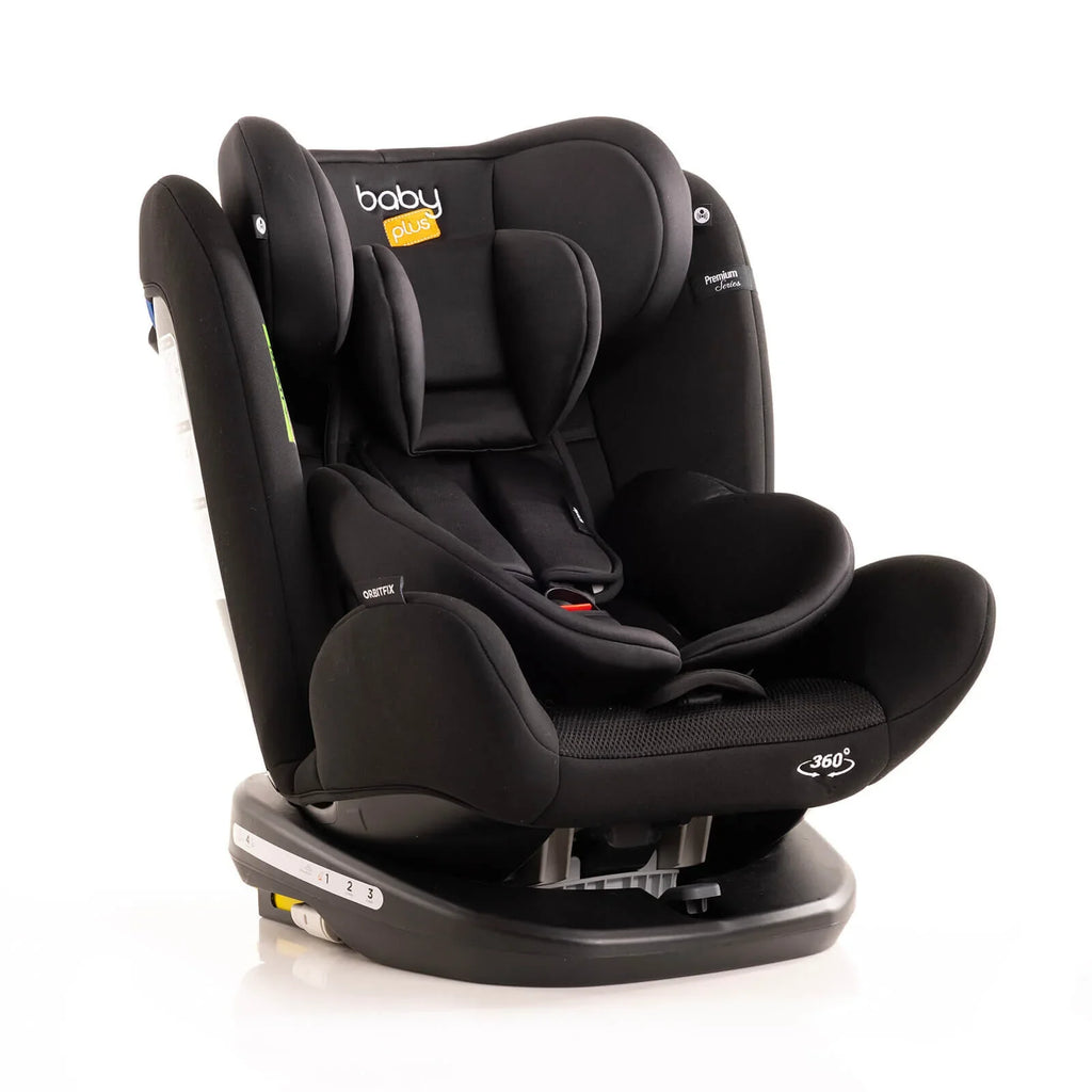 baby plus Orbitfix Group 0+/1/2/3 (Birt to 12 Years) Car Seat - Black