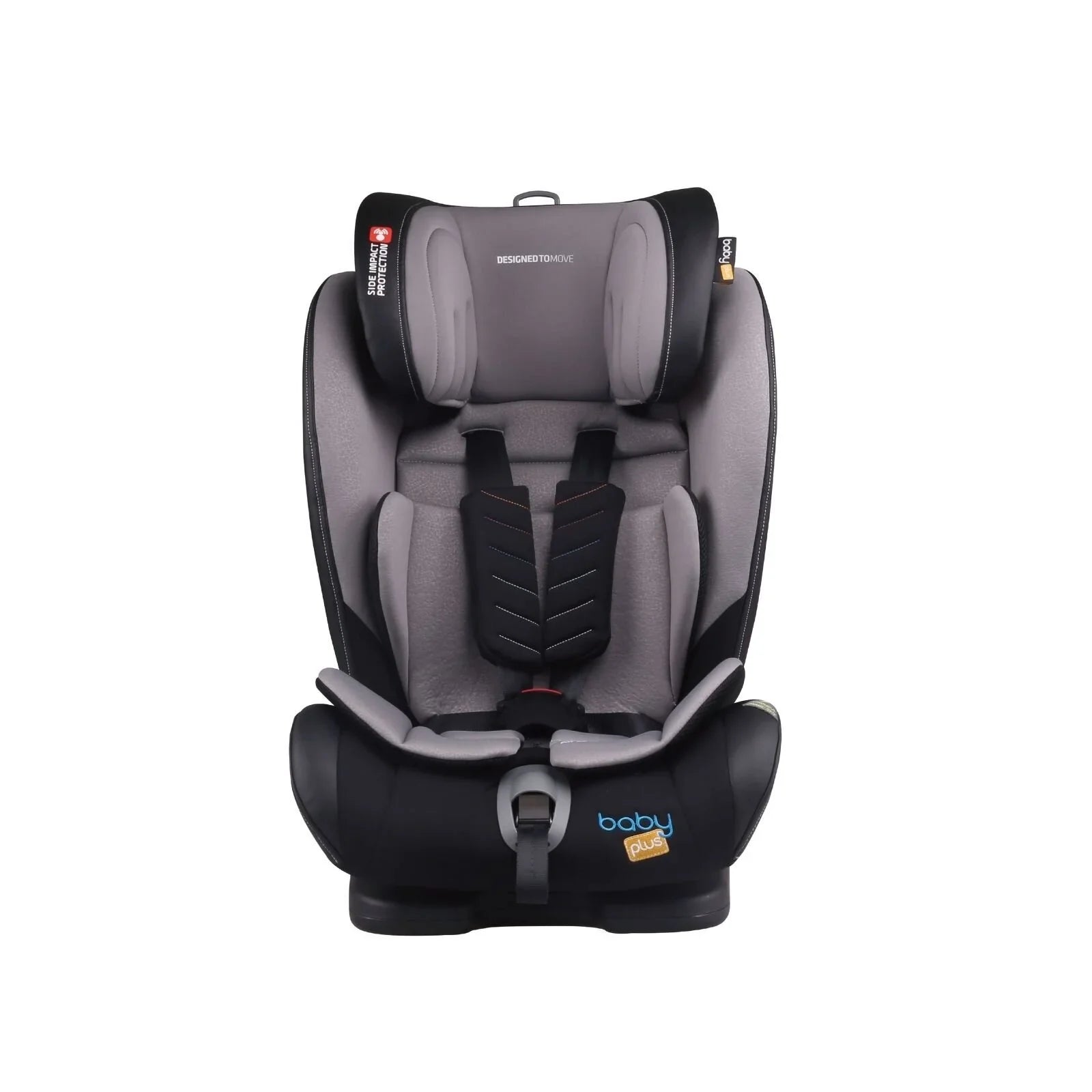 baby plus Secure Group 1/2/3 (9 Months to 12 Years) Car Seat - Grey