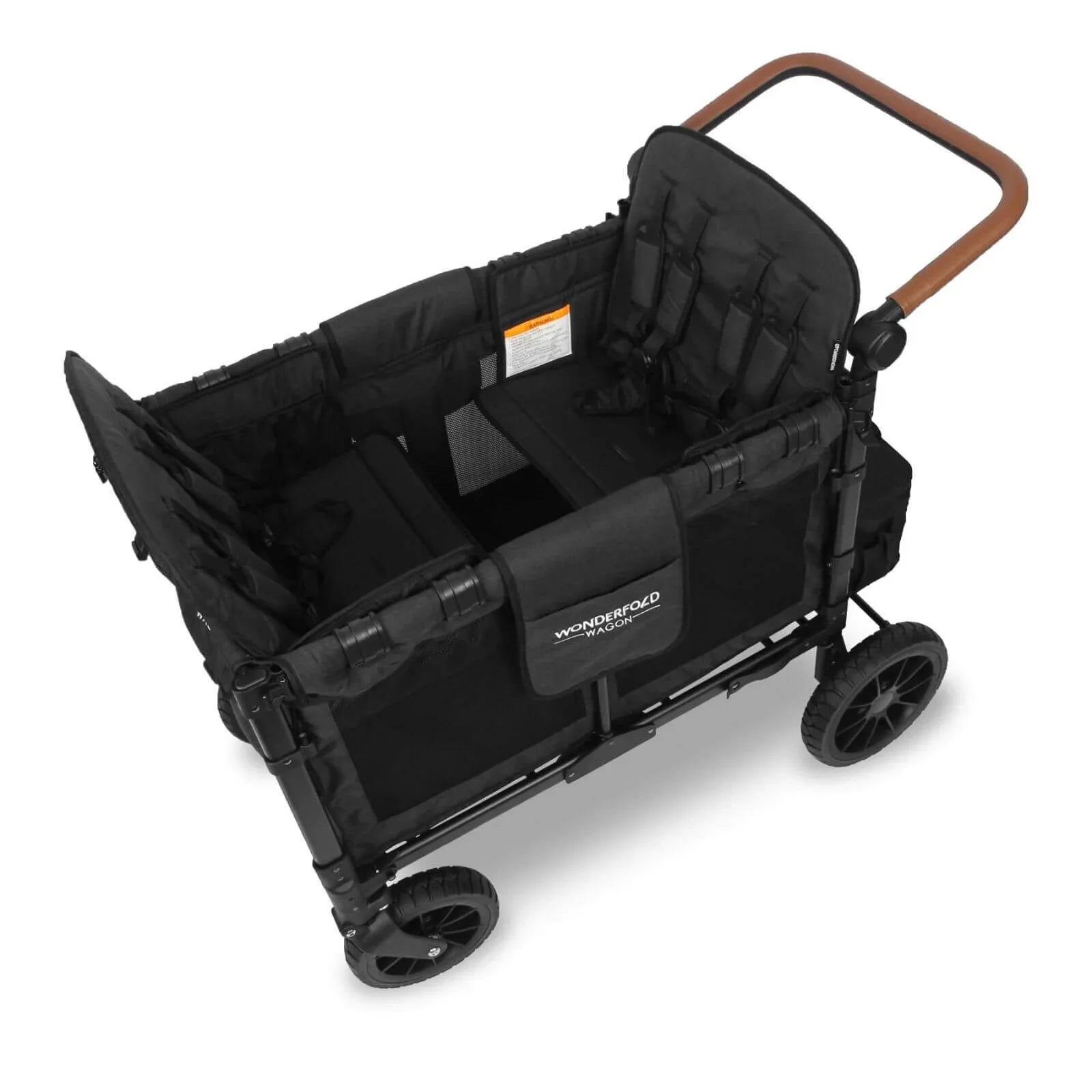 W4 Luxe Quad Stroller Wagon - Volcanic Black