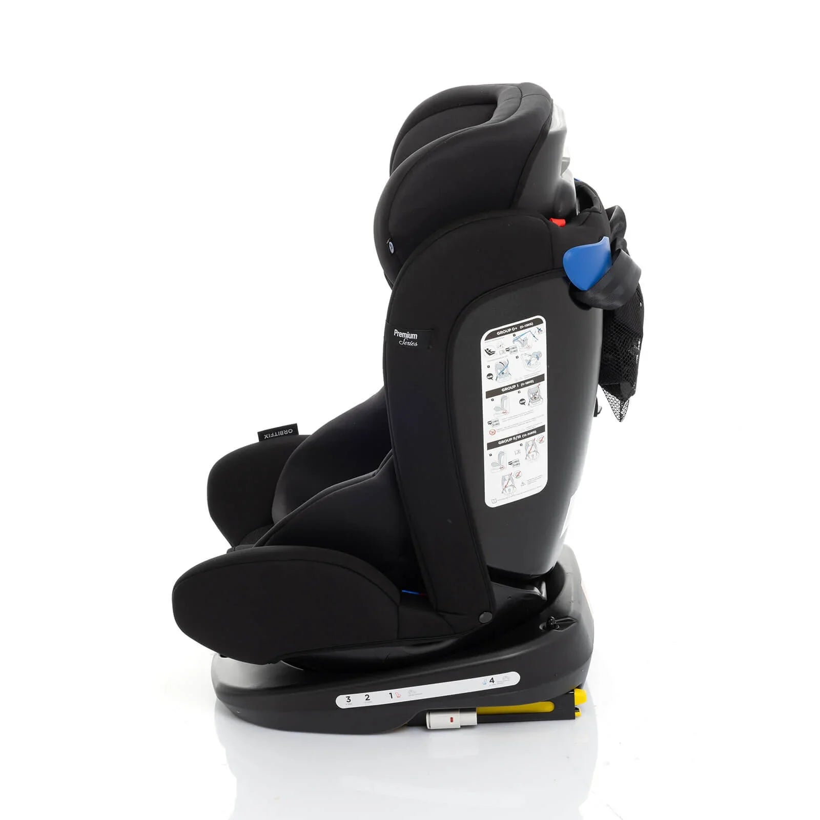 baby plus Orbitfix Group 0+/1/2/3 (Birt to 12 Years) Car Seat - Black