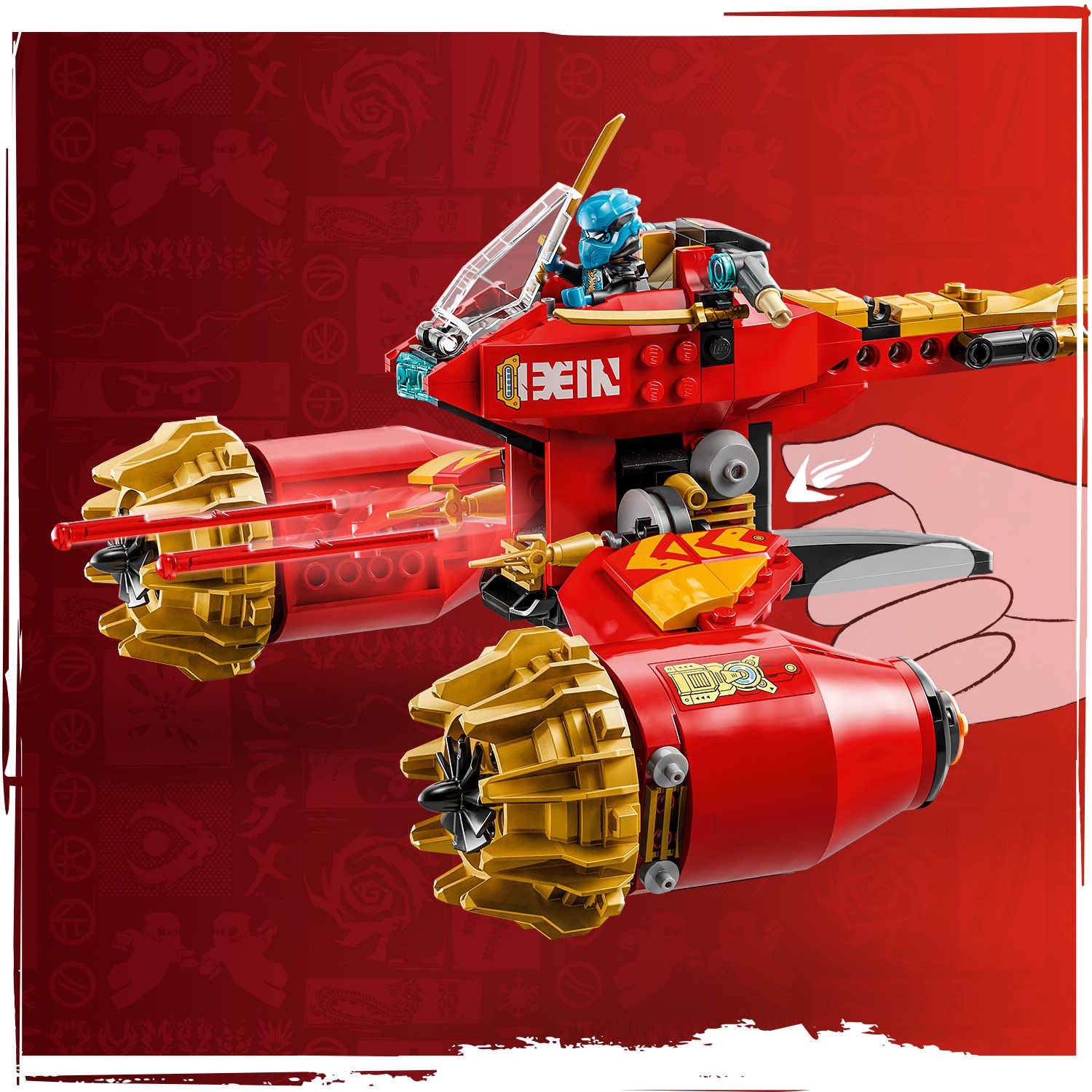 Lego Ninjago 71830 Kai's Mech Storm Rider Playset for Ages 7 and Up