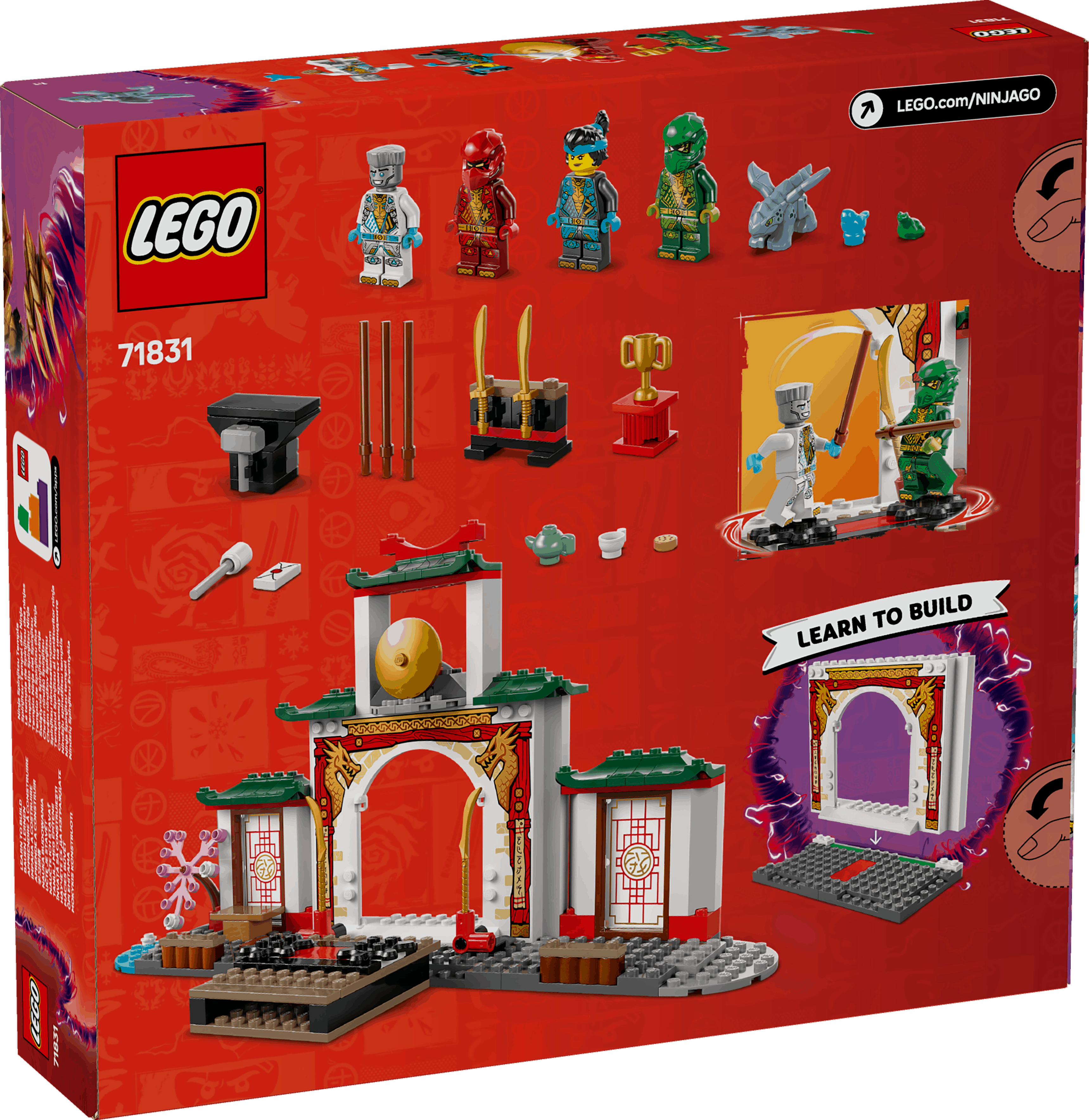 Lego Ninjago 71831 Ninja Spinjitzu Temple Playset for Ages 4 and Up