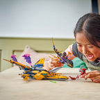 Lego Ninjago 71833 Ras and Arin's Super Storm Jet Playset for Ages 8+
