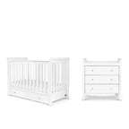 Ickle Bubba Snowdon 4-in-1 Mini Furniture Set Premium Sprung Mattress 2 pcs - White